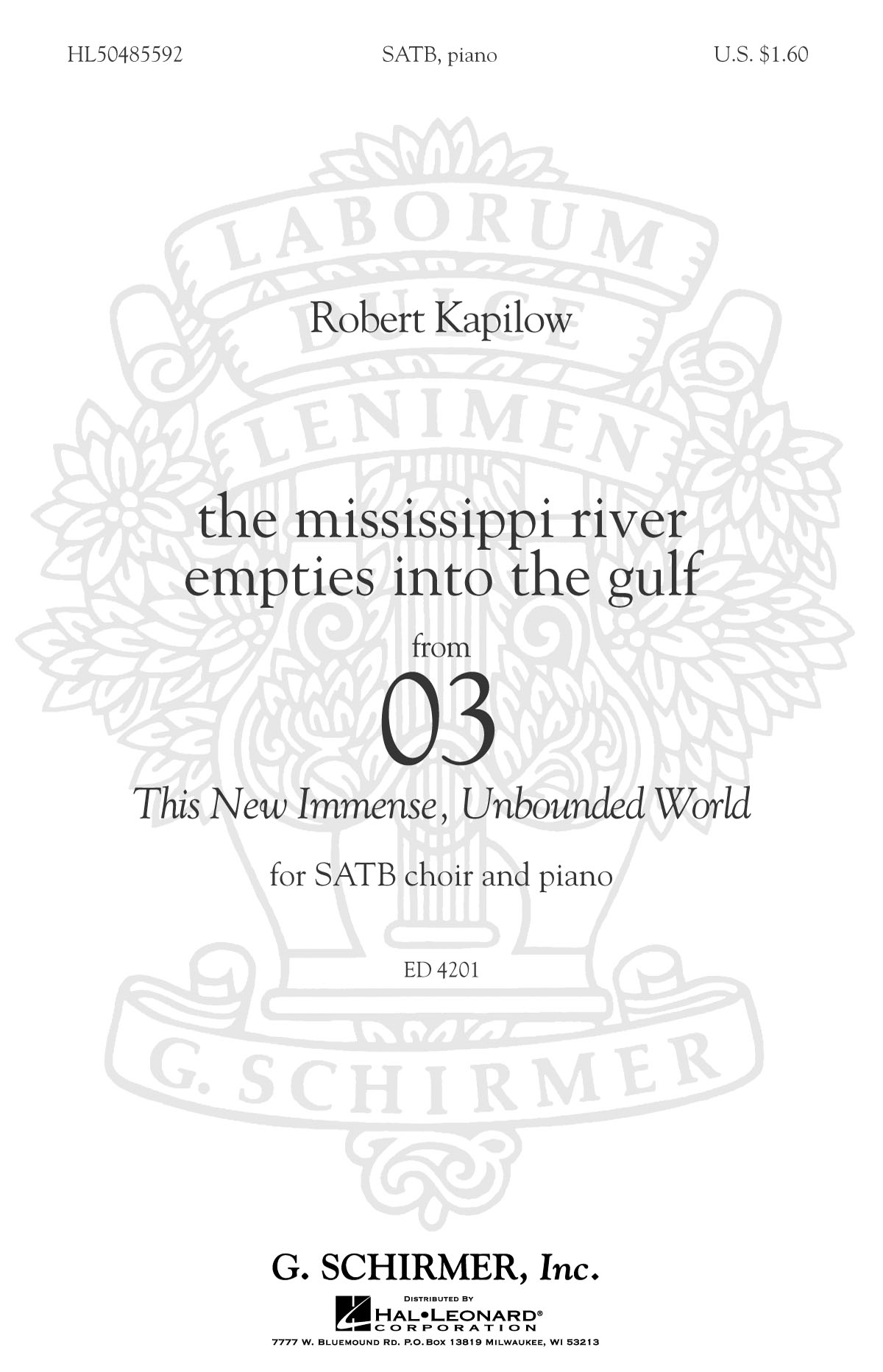 Robert Kapilow: The Mississippi River Empties Into The Gulf