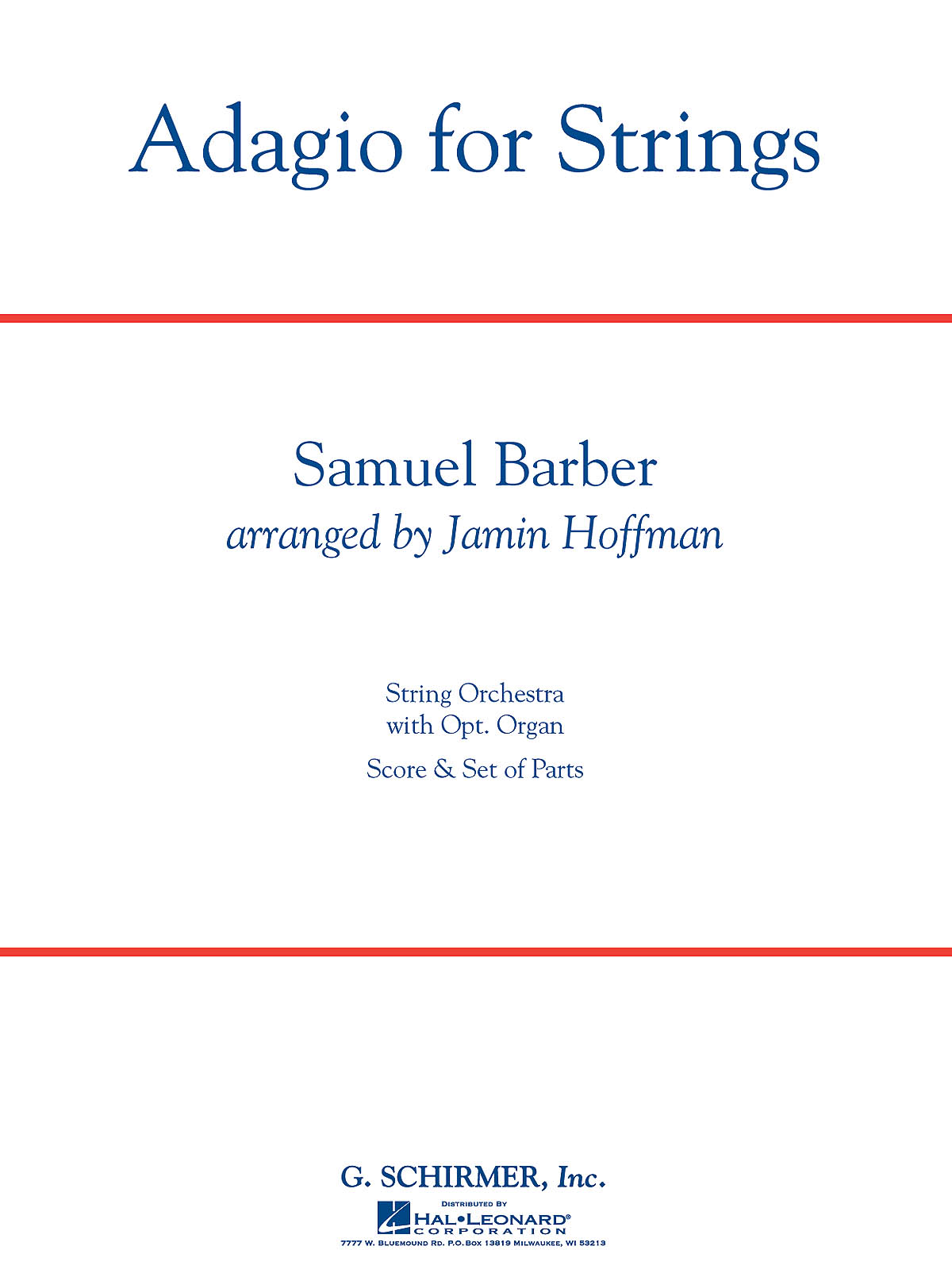 Samuel Barber: Adagio For Strings (Strijkorkest)