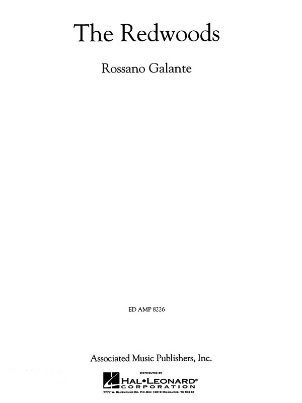 Rossano Galante: The Redwoods