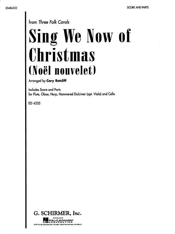 Sing We Now of Christmas