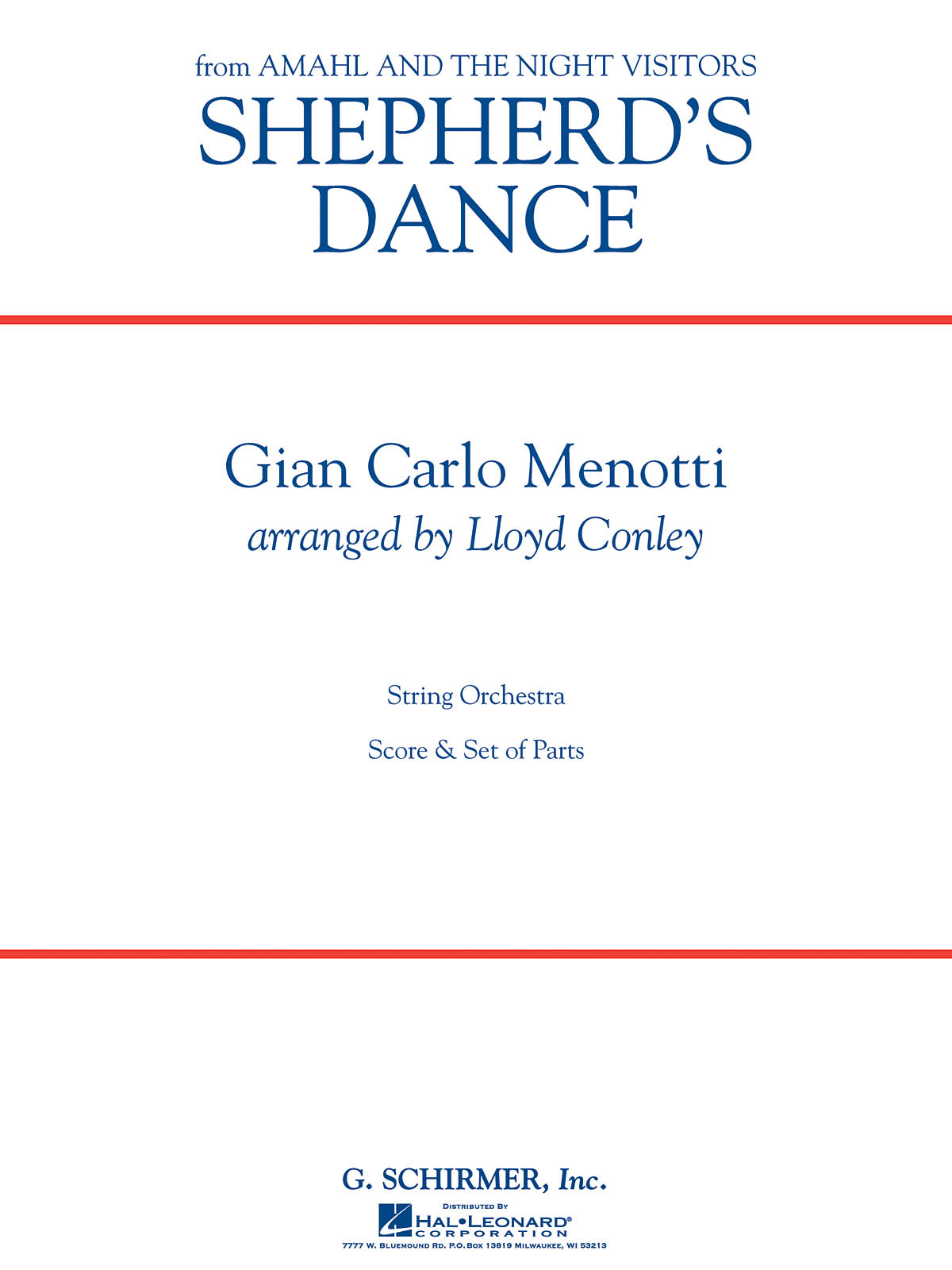Gian-Carlo Menotti: Shepherd's Dance