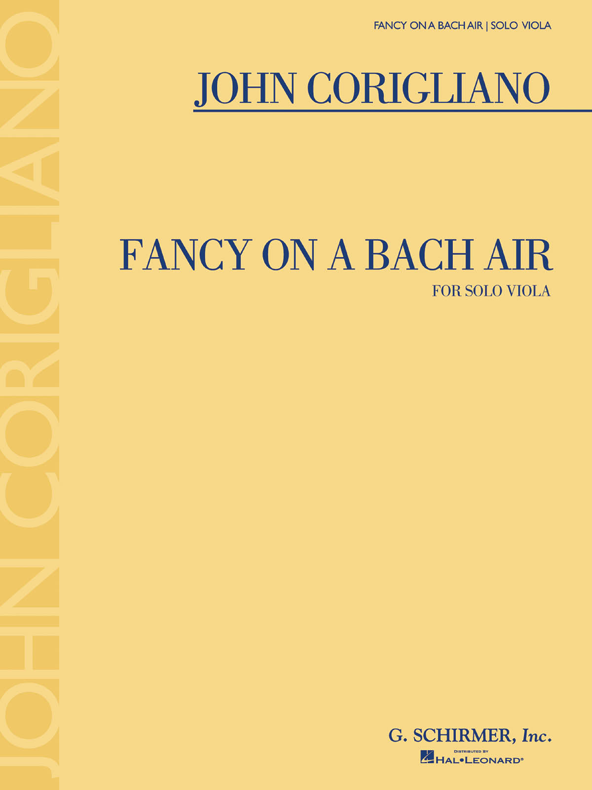 John Corigliano: Fancy on a Bach Air