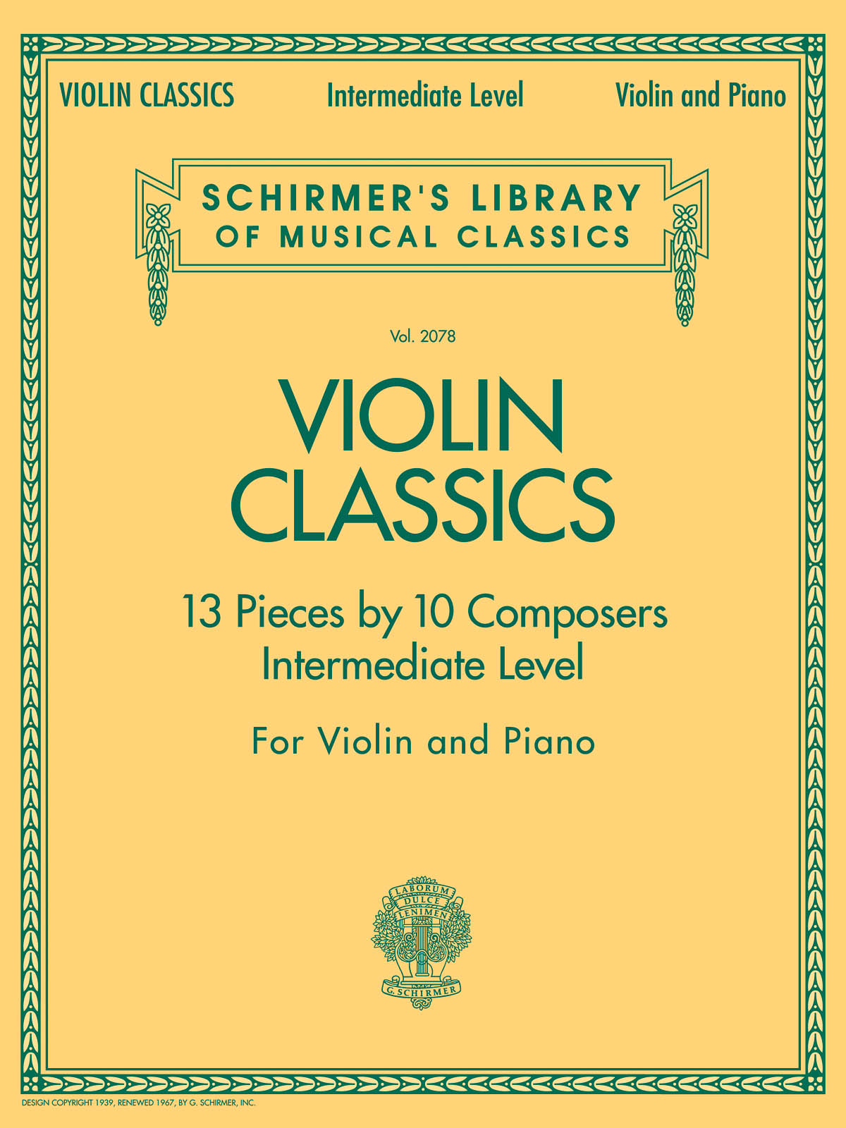 Violin Classics - Intermediate Level