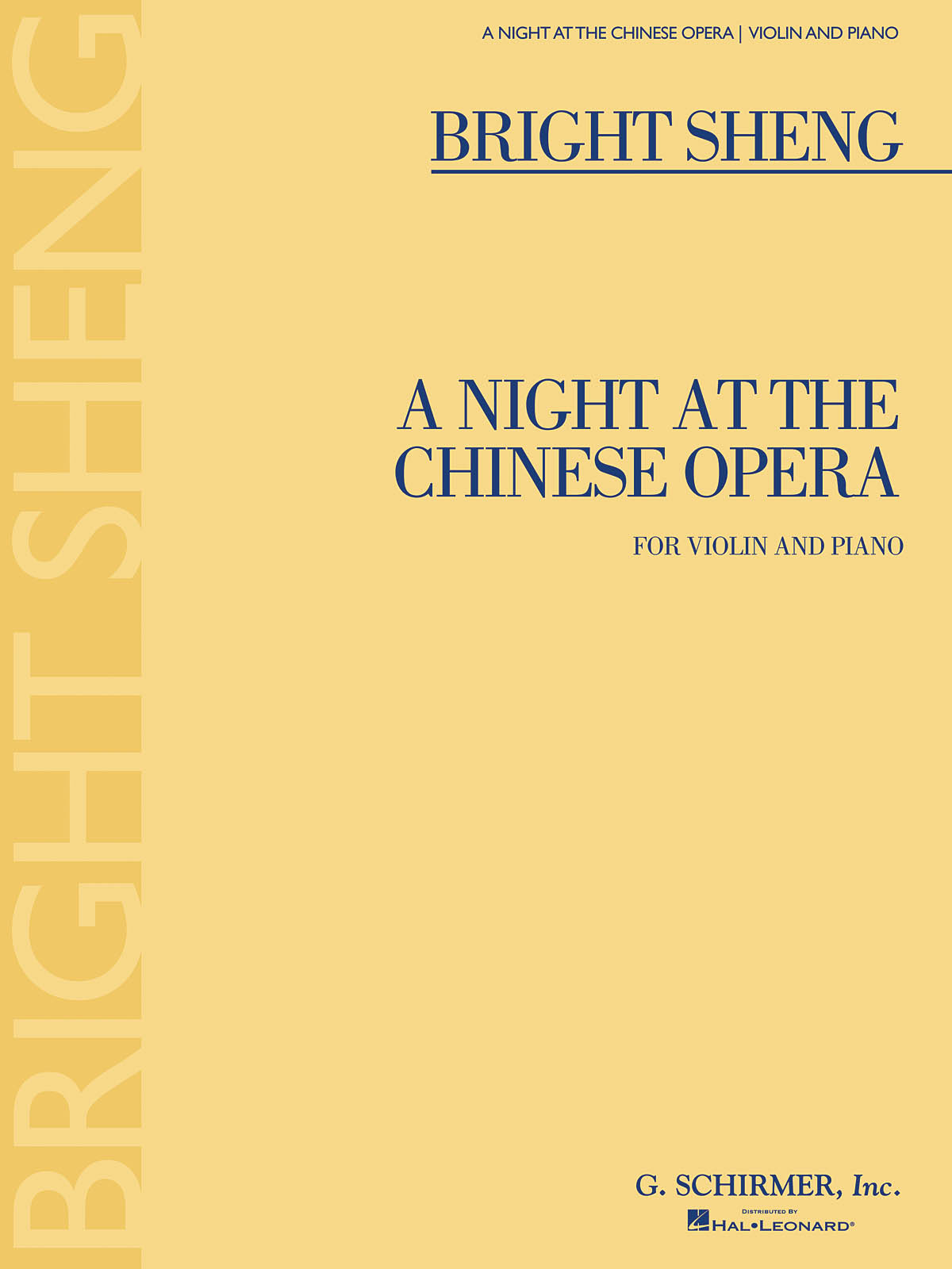 Bright Sheng: A Night at the Chinese Opera