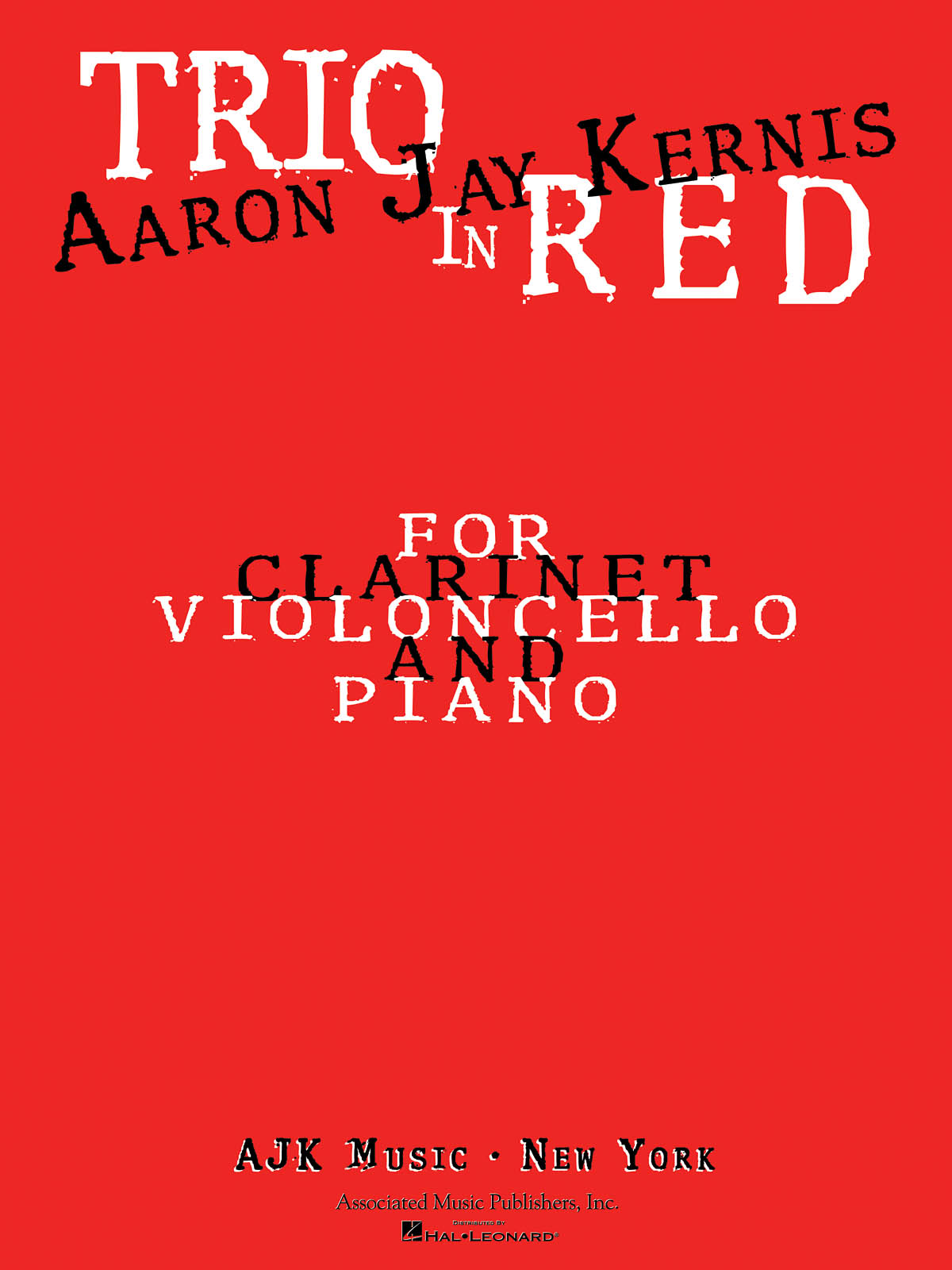 Trio in Red(Clarinet (A & E-flat), Cello, and Piano)