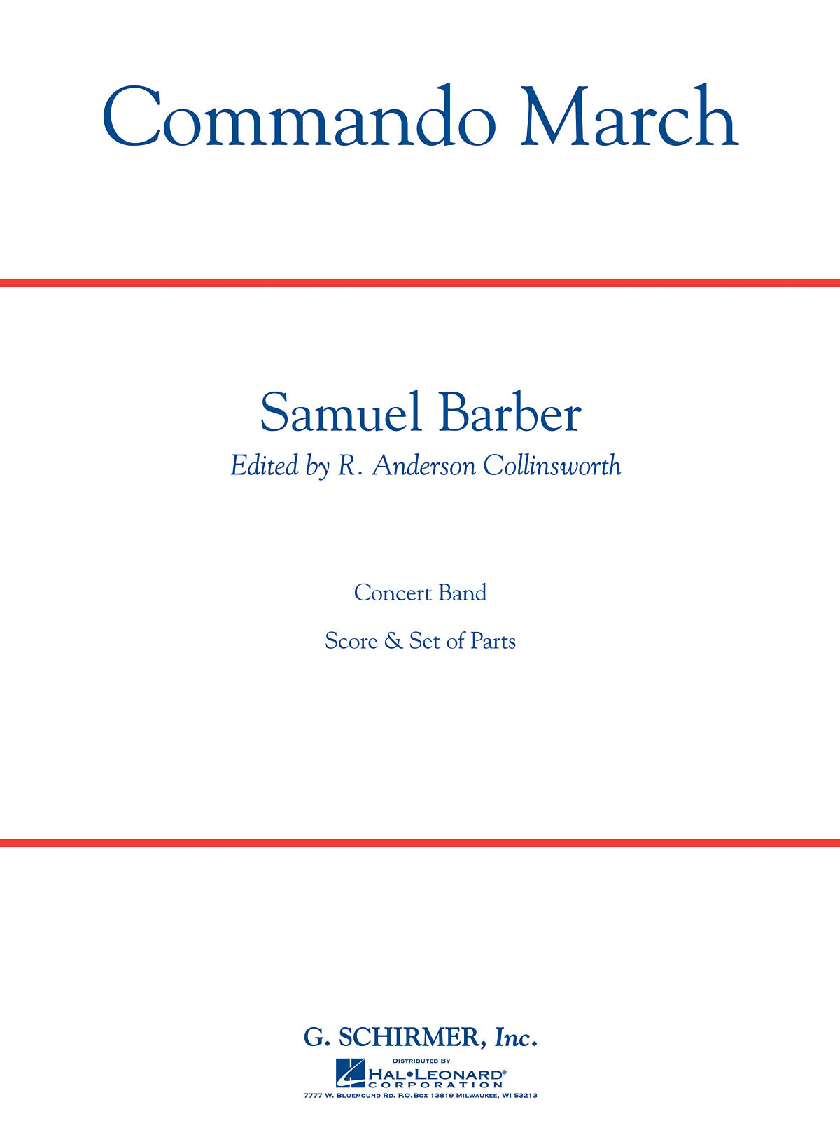Samuel Barber: Commando March