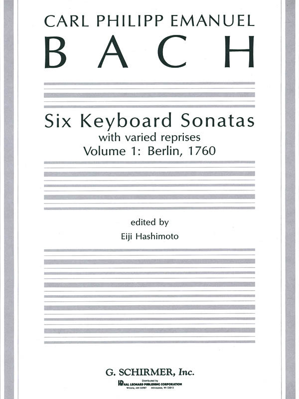 Bach: Six Keyboard Sonatas - Volume 1: Berlin, 1760
