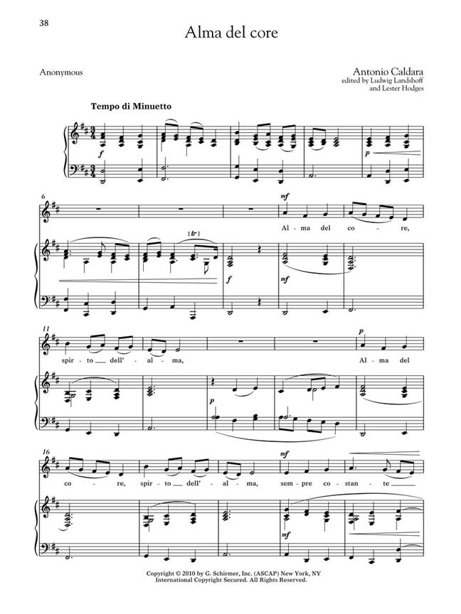 Parisotti: 28 Italian Songs And Arias Of The 17th And 18th Centuries (Low Voice)