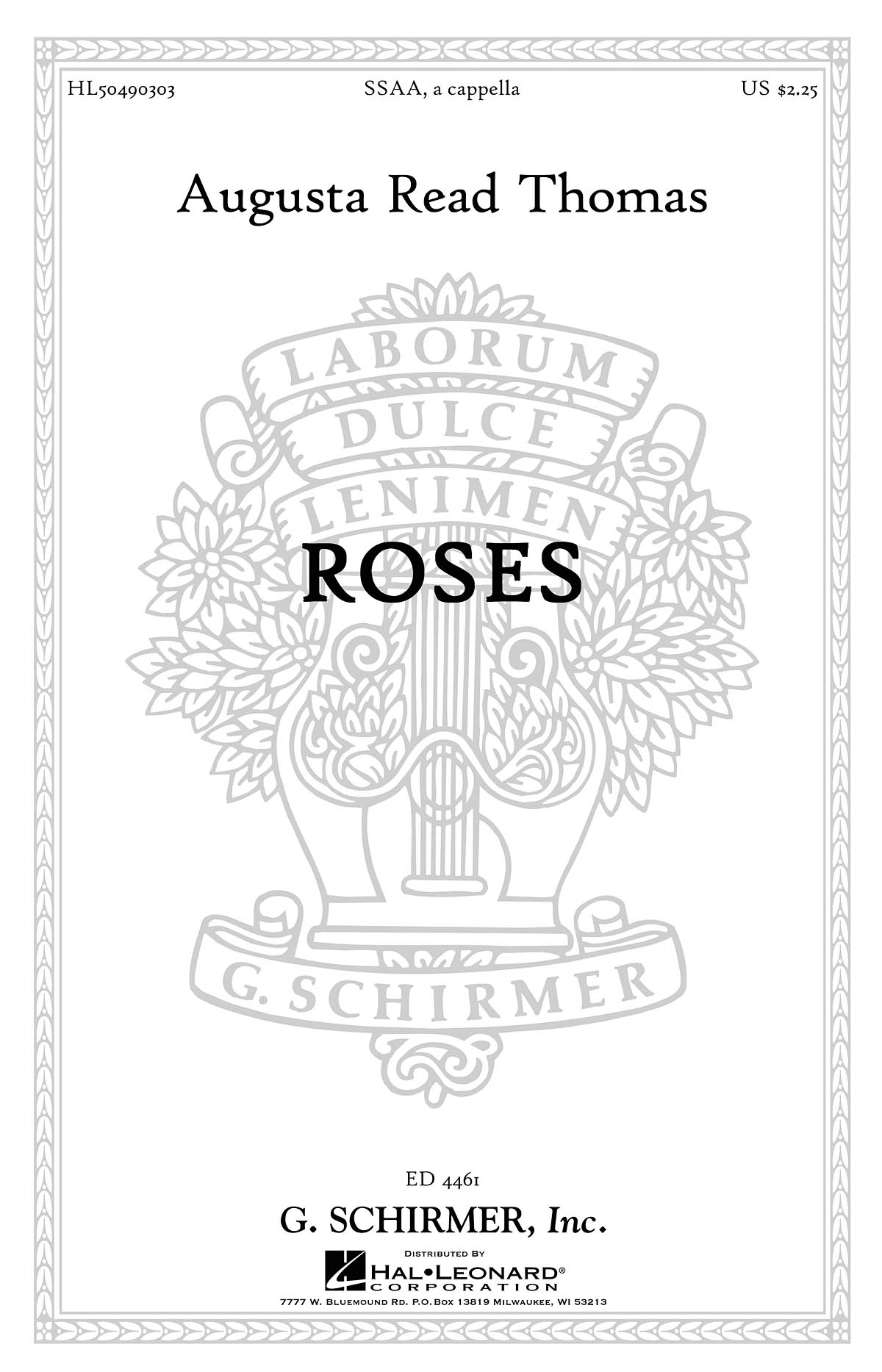 Augusta Read-Thomas: Roses