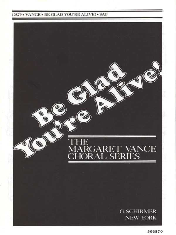 M Vance: Be Glad Youre Alive