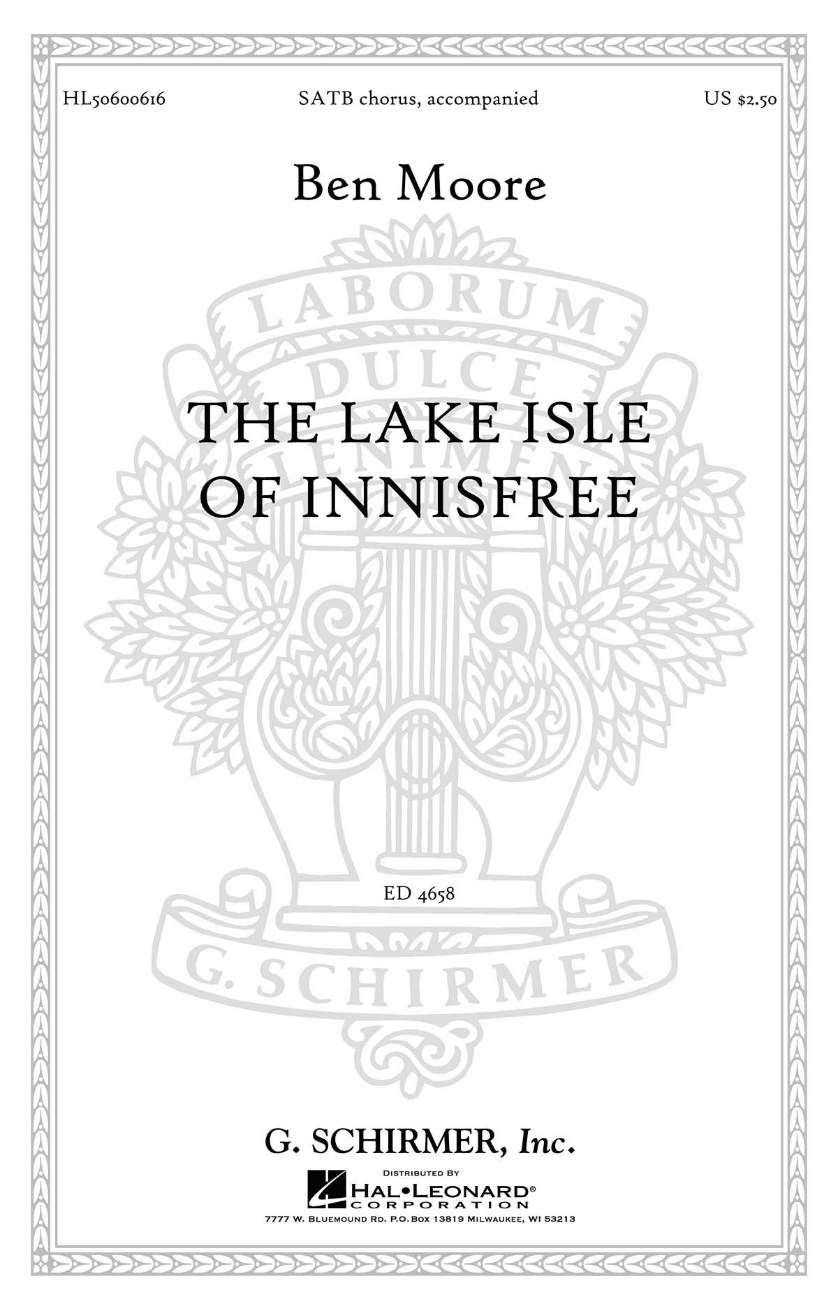 Ben Moore: The Lake Isle of Innisfree