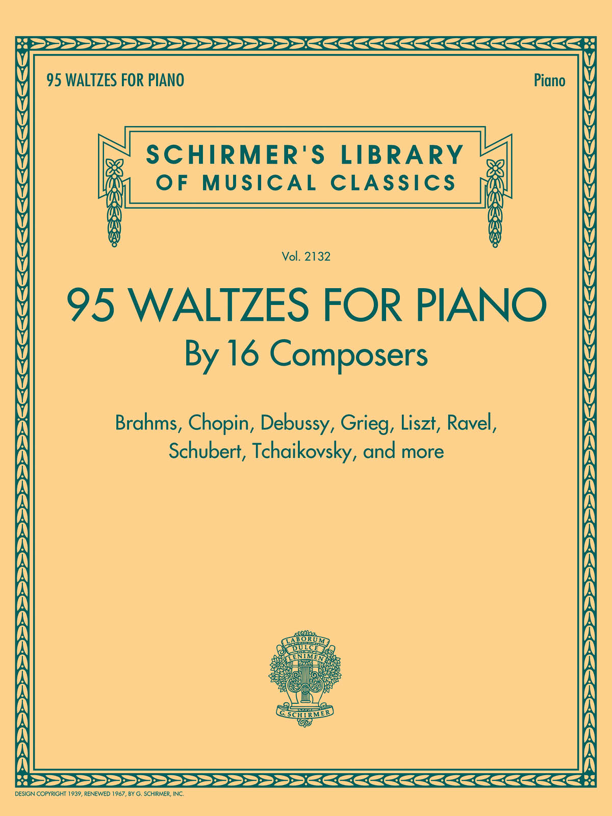 95 Waltzes by 16 Composers for Piano