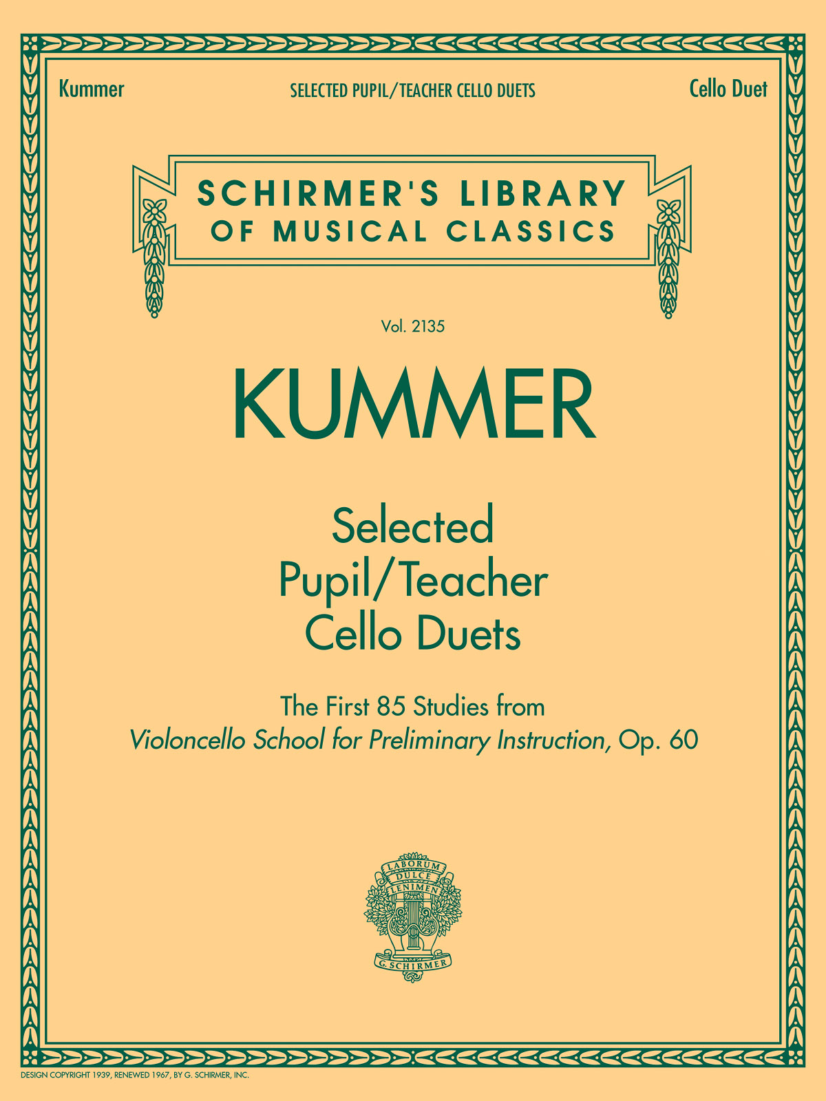 Selected Pupil/Teacher Cello Duets