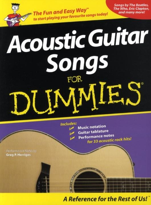 Acoustic Guitar Songs fuer Dummies