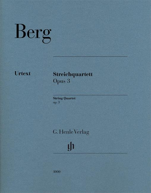 Alban Berg: Streichquartett op. 3