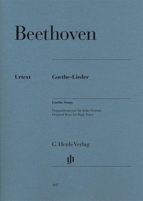Beethoven: Goethe-Lieder