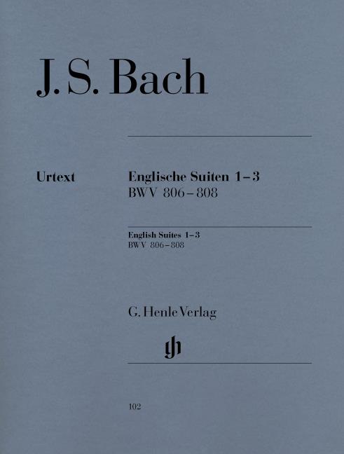 Bach: English Suites 1-3 BWV 806-808 (Urtext Edition)
