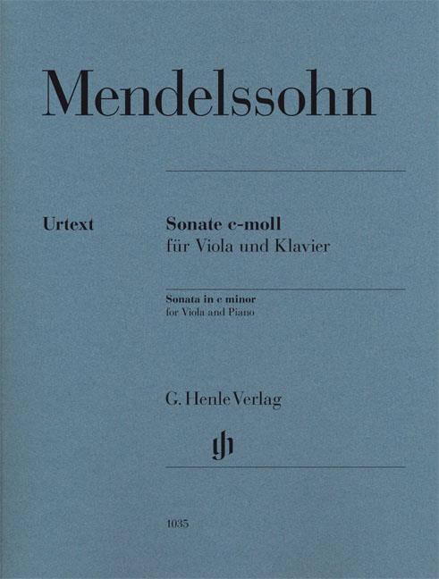 Mendelssohn: Sonate c-moll for Viola und Klavier