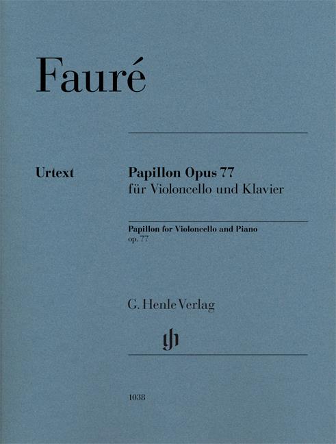 Faure: Papillon for Violoncello and Piano op. 77