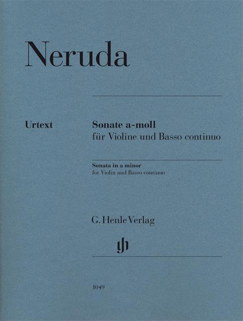 Neruda: Sonate a-moll for Violine und Basso continuo