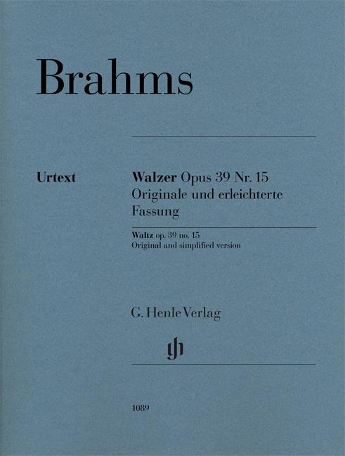 Brahms: Waltz op. 39 no. 15