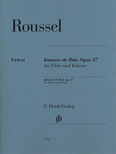 Albert Roussel: Joueurs de flûte, Opus 27 Fur Flöte und Klavier