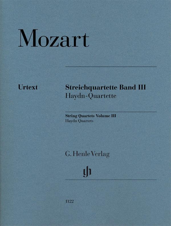 Mozart: String Quartets Volume Iii