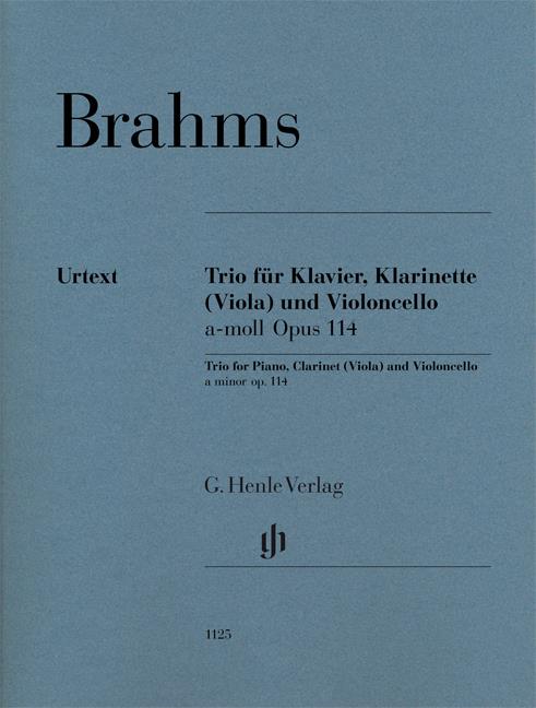 Brahms: Trio for Piano, Clarinet and Violoncello a-moll Op. 114