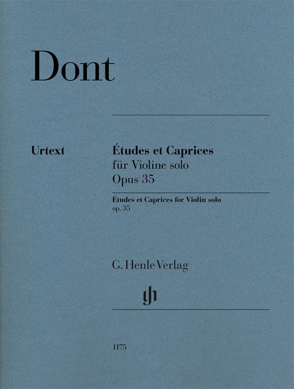Jakob Dont: Etudes et Caprices for Violin solo op. 35