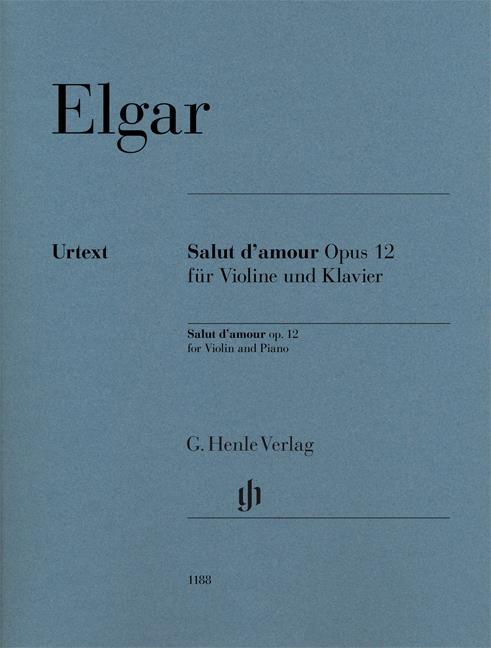 Edward Elgar: Salut d'amour Opus 12 for Violine und Klavier