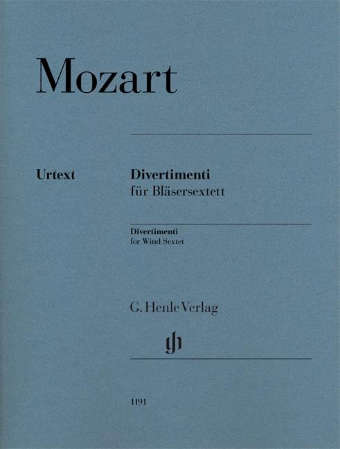 Mozart: Divertimenti fuer Blasersextett