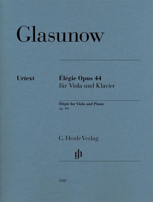 Élégie Opus 44 for Viola und Klavier 