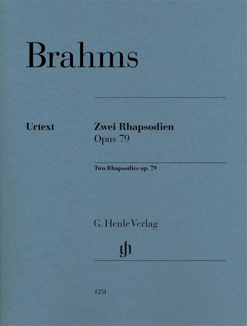 Brahms: Zwei Rhapsodien op. 79