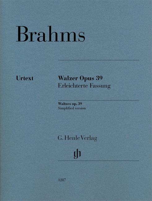 Waltzes op. 39 - Easy Arrangement - for Piano