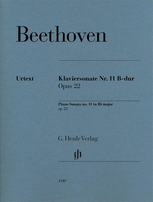 Beethoven: Piano Sonata no. 11 in B flat major op. 22