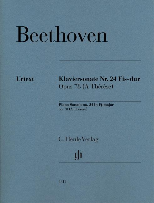 Beethoven: Piano Sonata no. 24 in F sharp major op. 78