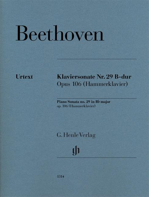 Beethoven: Piano Sonata no. 29 in B flat major op. 106