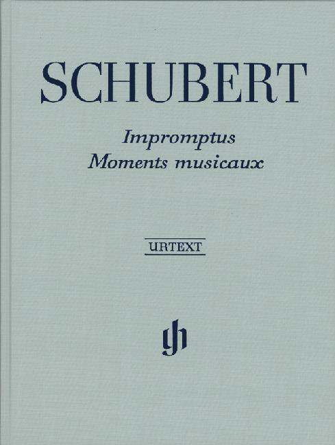 Schubert:  Impromptus And Moments Musicaux (Henle Urtext Edition) - Clothbound/Hardback