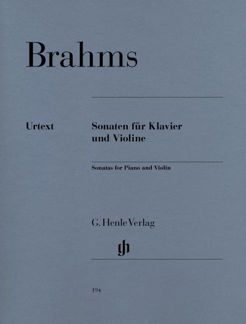 Brahms: Violin Sonatas (Urtext Edition)