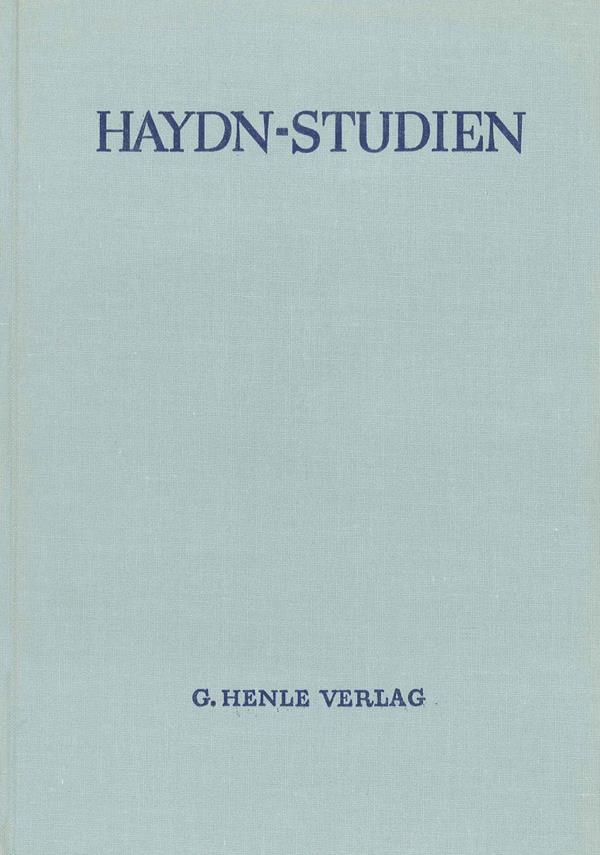 Haydn-Studien Einb.-Decke 1