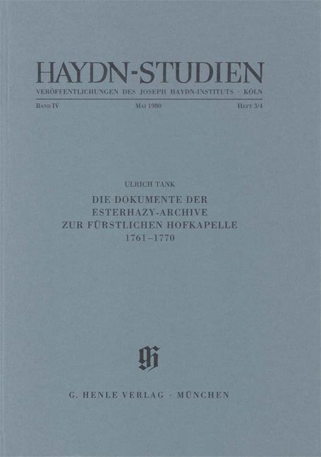 Haydn-Studien Bd. 4 Heft 3/4