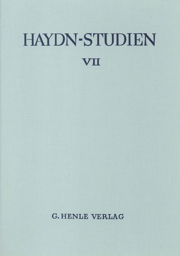 Haydn-Studien Einb.-Decke 7