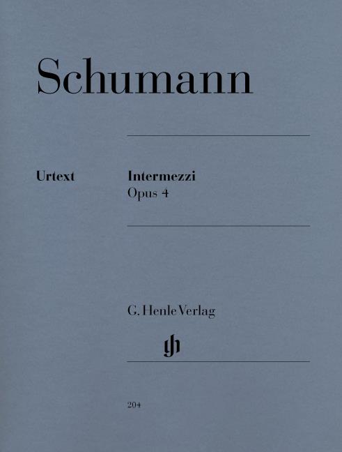 Schumann:  Intermezzi Op.4 (Piano)