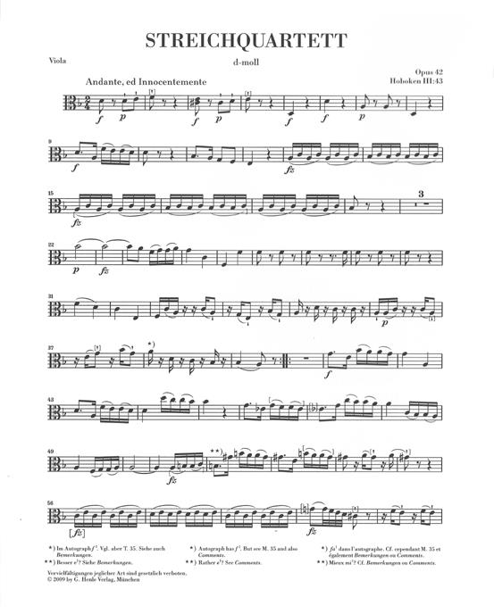 Streichquartette Heft VI op. 42 und 50