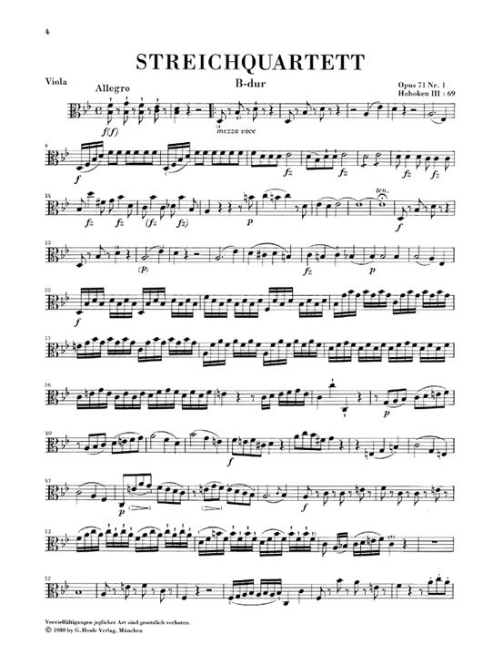 Haydn: String Quartets Volume IX, op. 71 and 74 [Appony-Quartets]