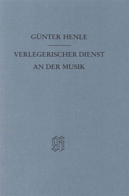 Verlegerischer Dienst an der Musik