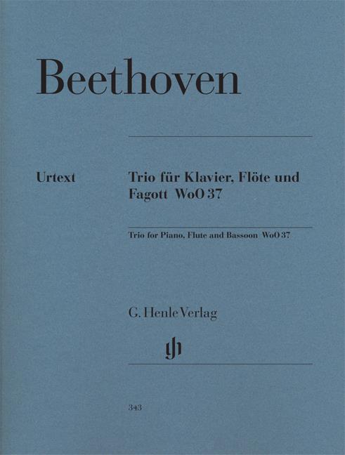 Beethoven: Trio for Piano, Flute And Bassoon WoO 37