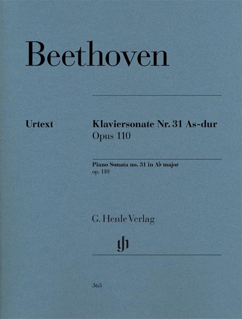 Beethoven: Piano Sonata In A Flat Op.110 (Urtext Edition)