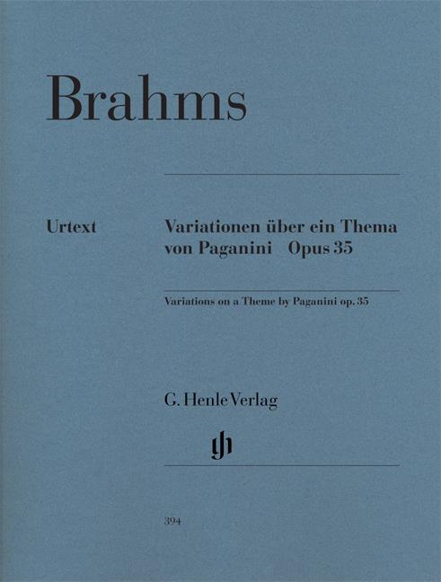 Brahms: Variationen Uber Ein Thema Von Paganini Op.35