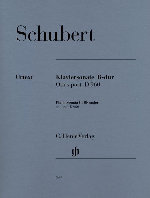 Schubert:  Piano Sonata In B Flat Major D 960